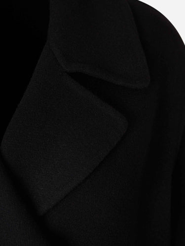 Peserico Mujer Barcelona Abrigo Corto Lana color Negro sku 771-001589 02 - Foto 3