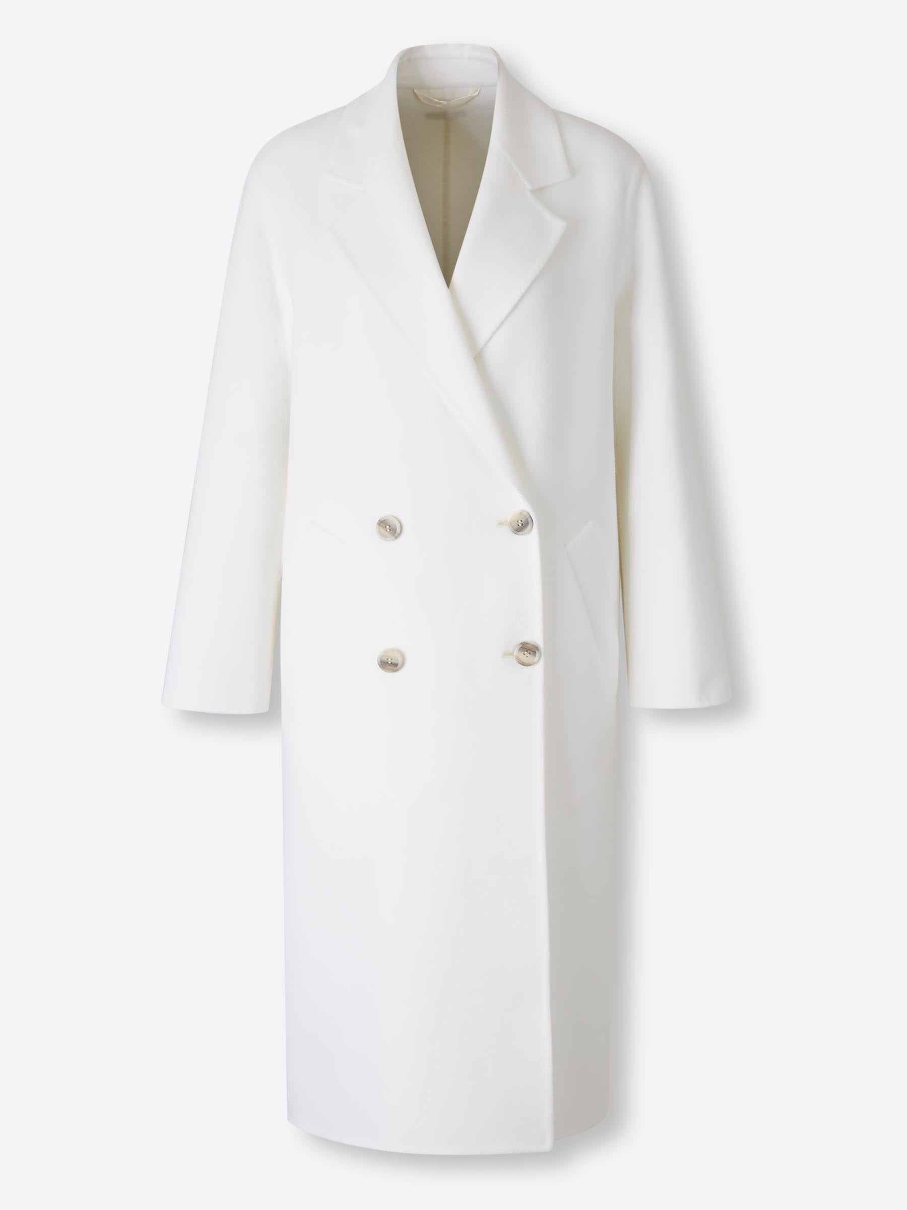 Peserico Mujer Barcelona Abrigo Largo Cruzado color Blanco sku 771-001590 01 - Foto 1