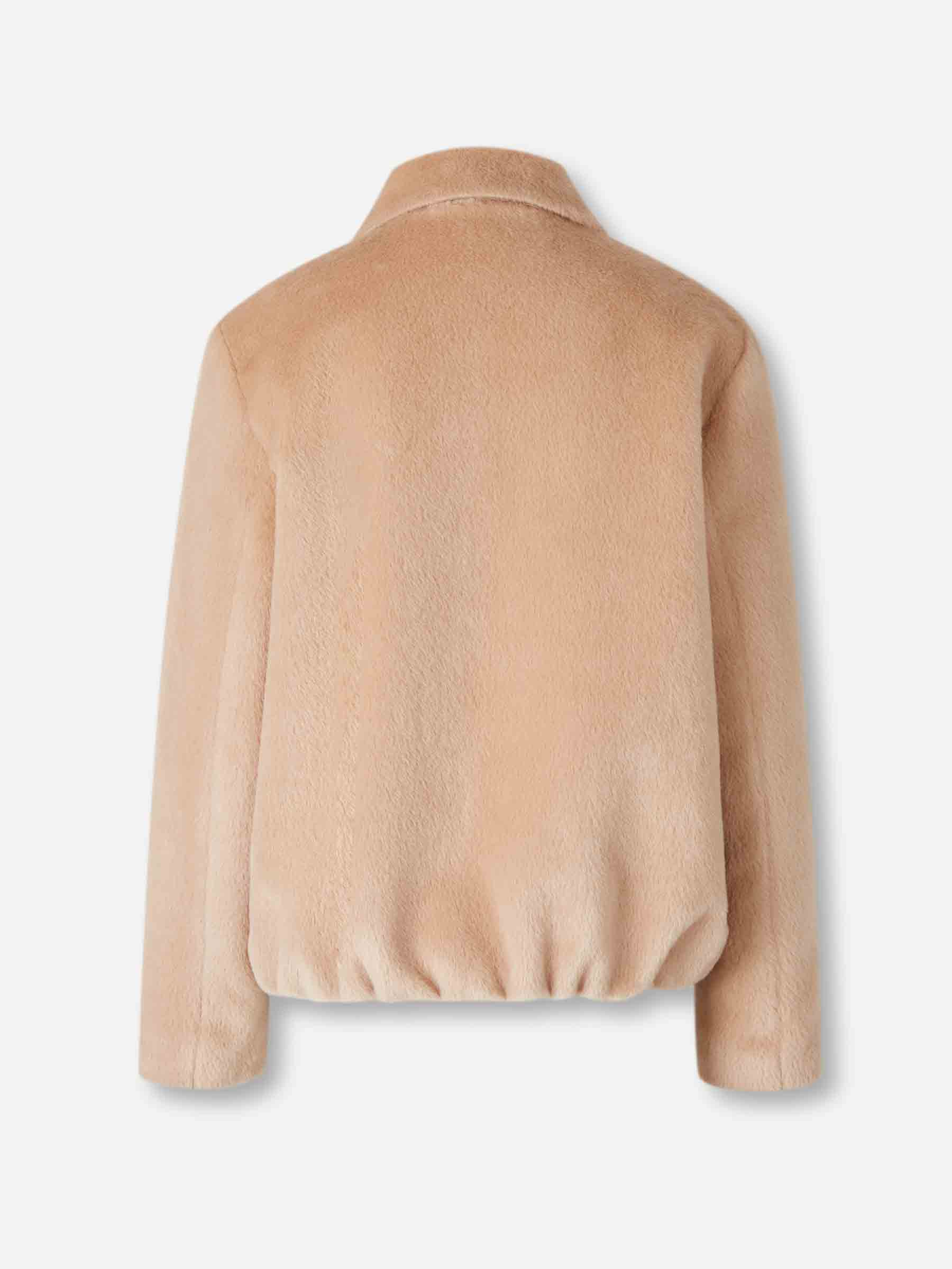 Peserico Mujer Barcelona Abrigo Corto Pelo color Camel sku 771-001594 01 - Foto 2