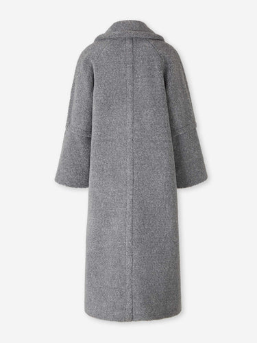 Herno Mujer Barcelona Abrigo Largo Teddy color Gris sku 771-001595 01 - Foto 2