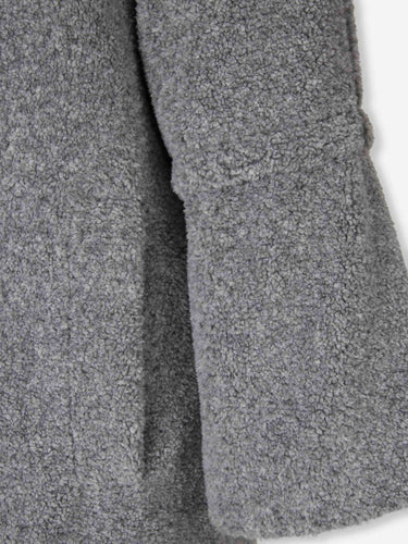 Herno Mujer Barcelona Abrigo Largo Teddy color Gris sku 771-001595 01 - Foto 4