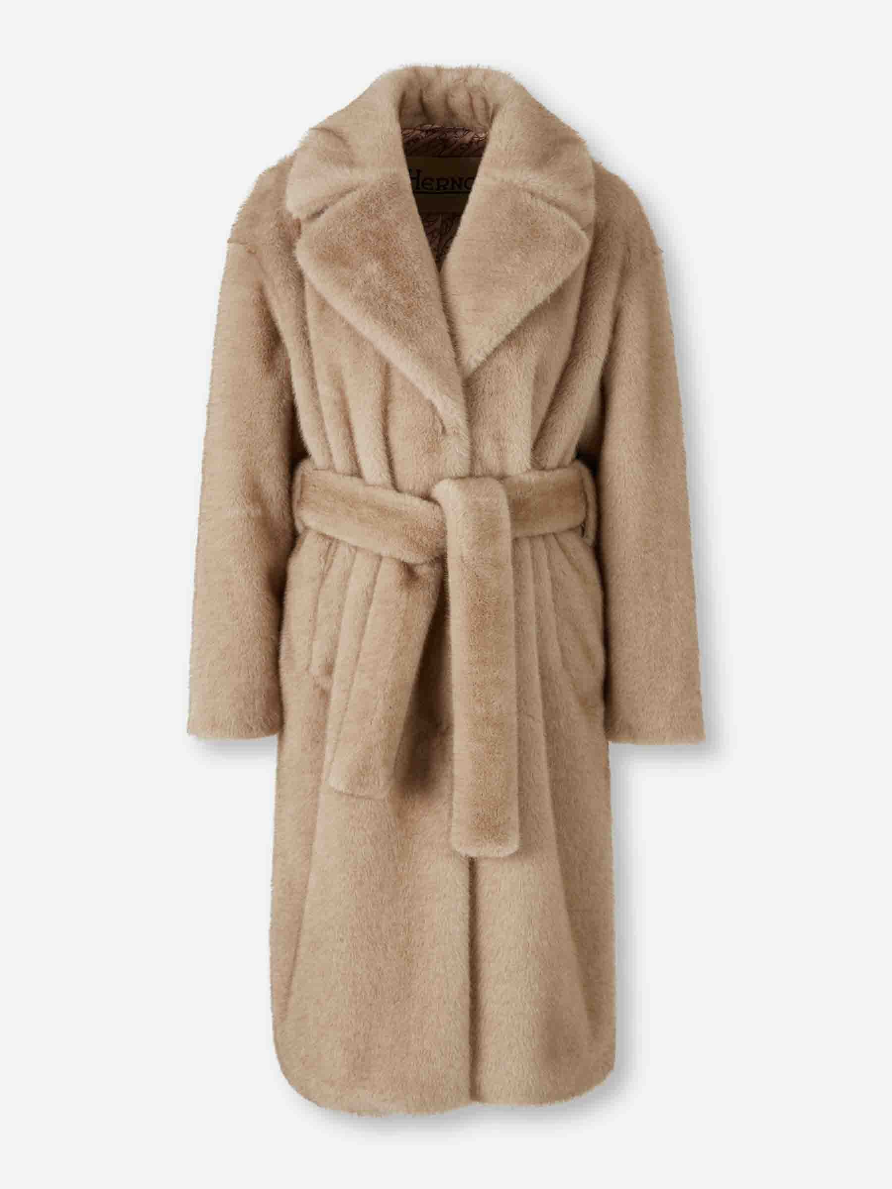 Herno Mujer Barcelona Abrigo Largo Fur color Beige sku 771-001597 01 - Foto 1