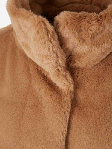 Herno Mujer Barcelona Abrigo Largo Pelo color Camel sku 771-001598 01 - Foto 3