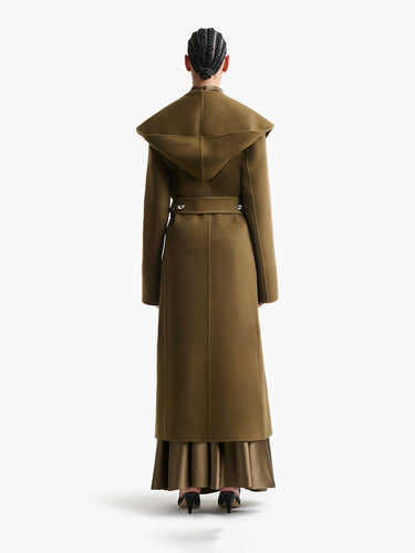 Altuzarra Mujer Barcelona Abrigo Largo Cole color Verde Militar sku 771-001601 01 - Foto 3