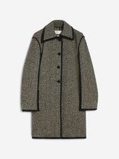 Jil Sander Mujer Barcelona Abrigo Largo Tweed color Beige sku 771-001618 01 - Foto 1