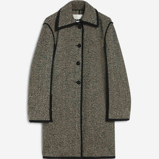 Jil Sander Mujer Barcelona Abrigo Largo Tweed color Beige sku 771-001618 01 - Foto 1