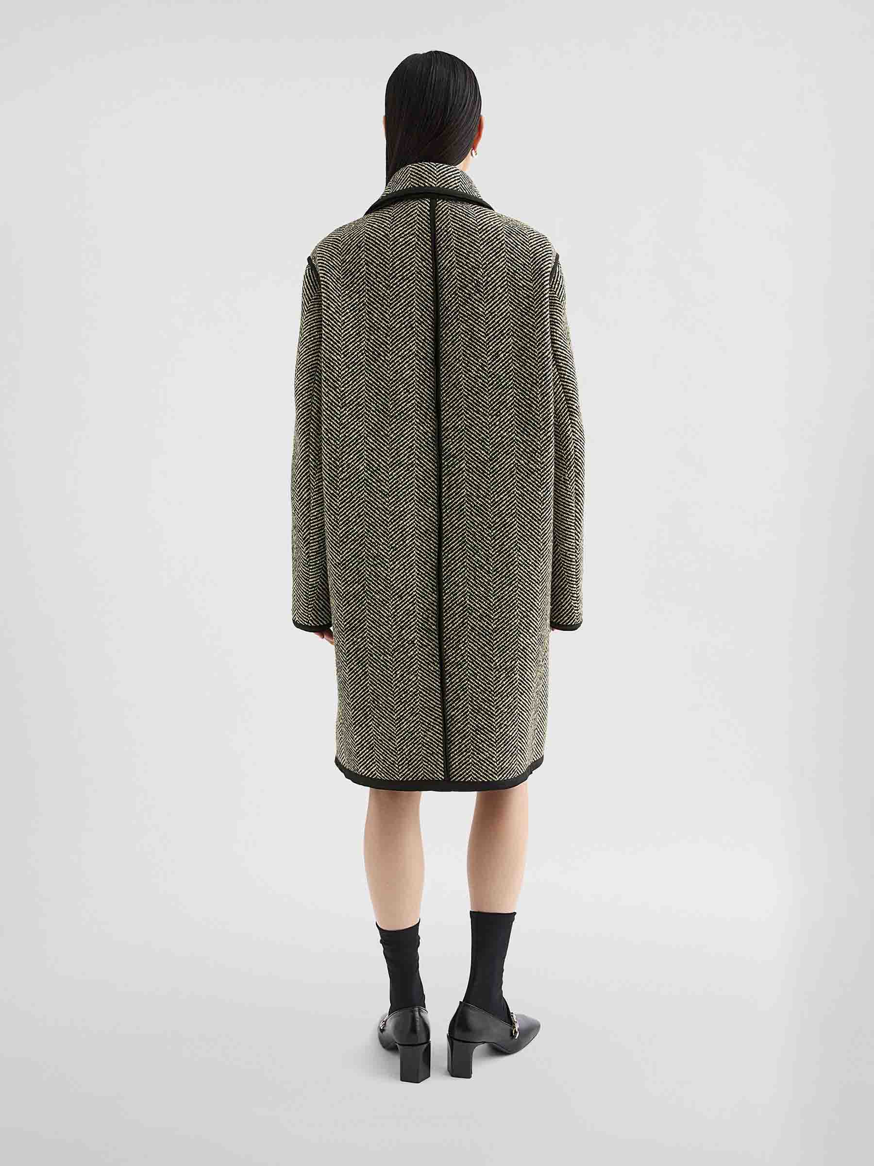 Jil Sander Mujer Barcelona Abrigo Largo Tweed color Beige sku 771-001618 01 - Foto 2