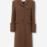 Chloé Mujer Barcelona Abrigo Largo Lana color Burdeos sku 771-001622 01 - Foto 1