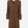 Chloé Mujer Barcelona Abrigo Largo Lana color Burdeos sku 771-001622 01 - Foto 1