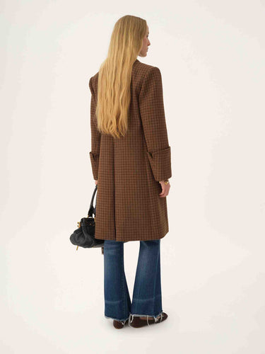 Chloé Mujer Barcelona Abrigo Largo Lana color Burdeos sku 771-001622 01 - Foto 3
