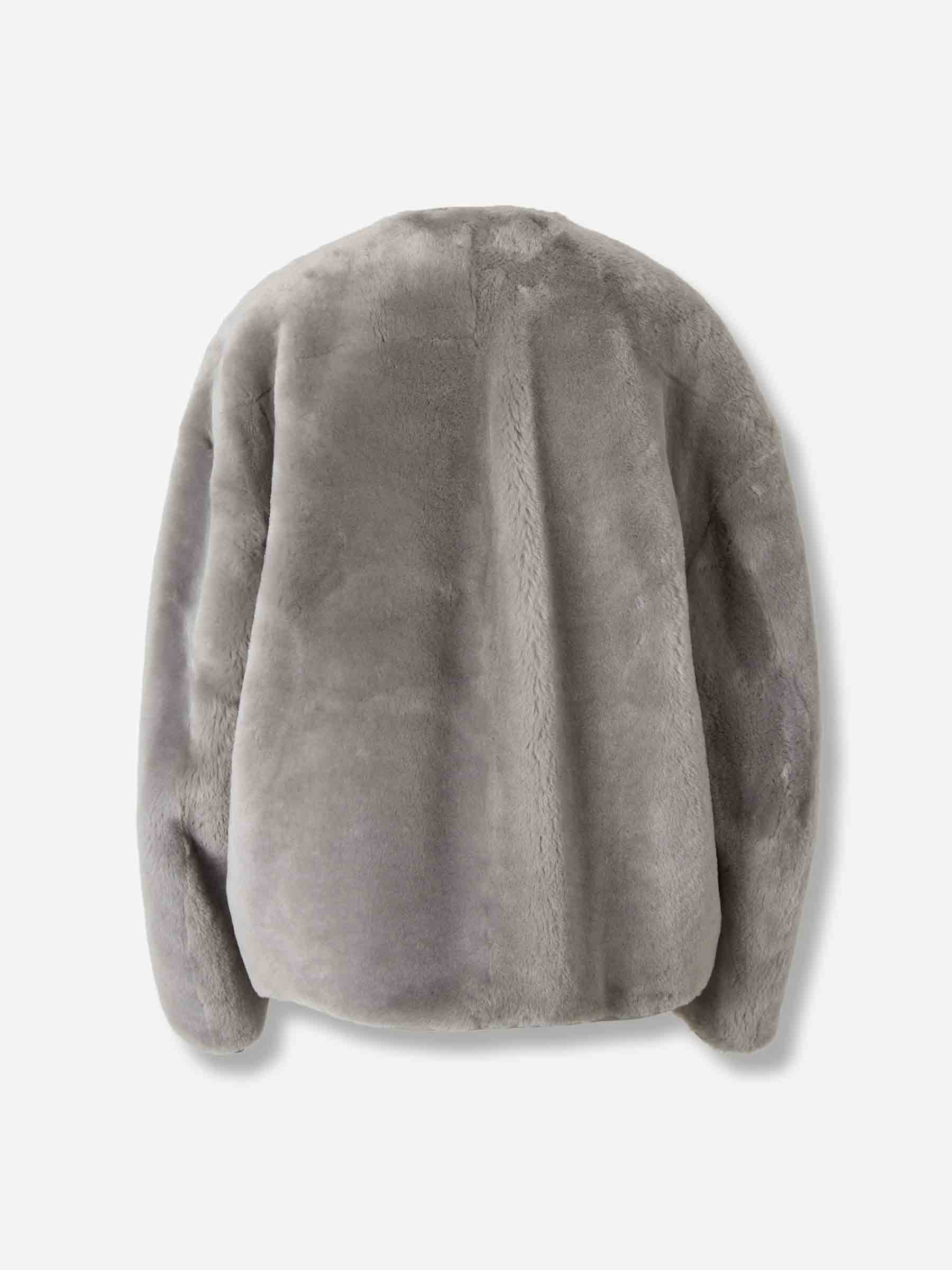 TOTEME Mujer Barcelona Abrigo Corto Pelo color Gris sku 771-001623 01 - Foto 2