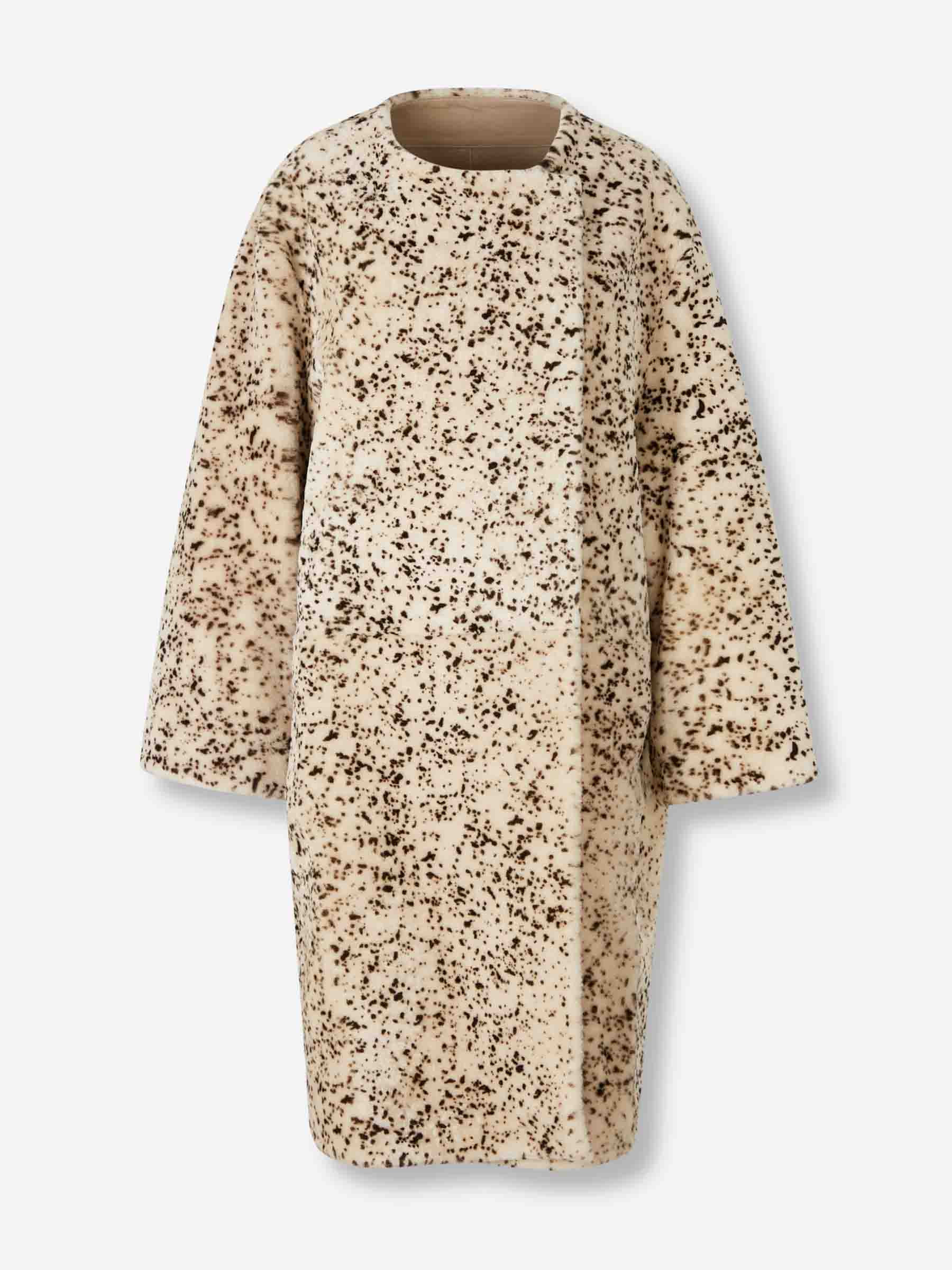 TOTEME Mujer Barcelona Abrigo Largo Stracciatella color Blanco Y Negro sku 771-001628 01 - Foto 1