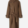 Lemaire Mujer Barcelona Abrigo Largo Wrap color Marrón sku 771-001634 01 - Foto 1