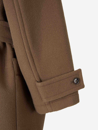 Lemaire Mujer Barcelona Abrigo Largo Wrap color Marrón sku 771-001634 01 - Foto 4