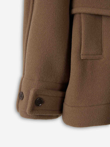 Lemaire Mujer Barcelona Abrigo Corto Duffle color Marrón sku 771-001636 01 - Foto 4