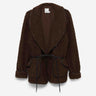 Simkhai Mujer Barcelona Abrigo Corto Kimia color Marrón Oscuro sku 771-001637 01 - Foto 1