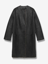 Simkhai Mujer Barcelona Chaqueta Piel Larga color Marrón Oscuro sku 771-001638 01 - Foto 1