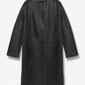 Simkhai Mujer Barcelona Chaqueta Piel Larga color Marrón Oscuro sku 771-001638 01 - Foto 1