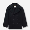 Saint Laurent Mujer Barcelona Abrigo Corto Cruzado color Negro sku 771-001650 01 - Foto 1