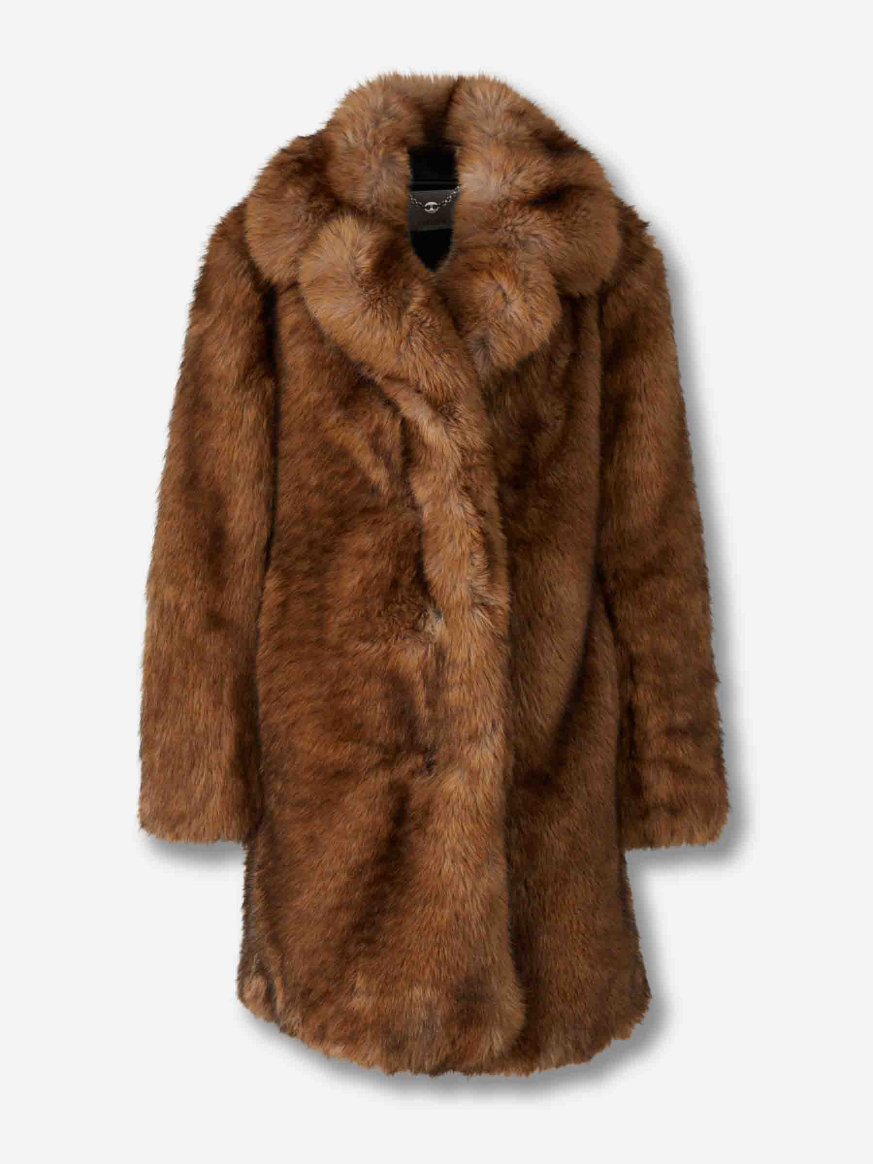 Rabanne Mujer Barcelona Abrigo Faux Fur color Marrón sku 771-001652 01 - Foto 1