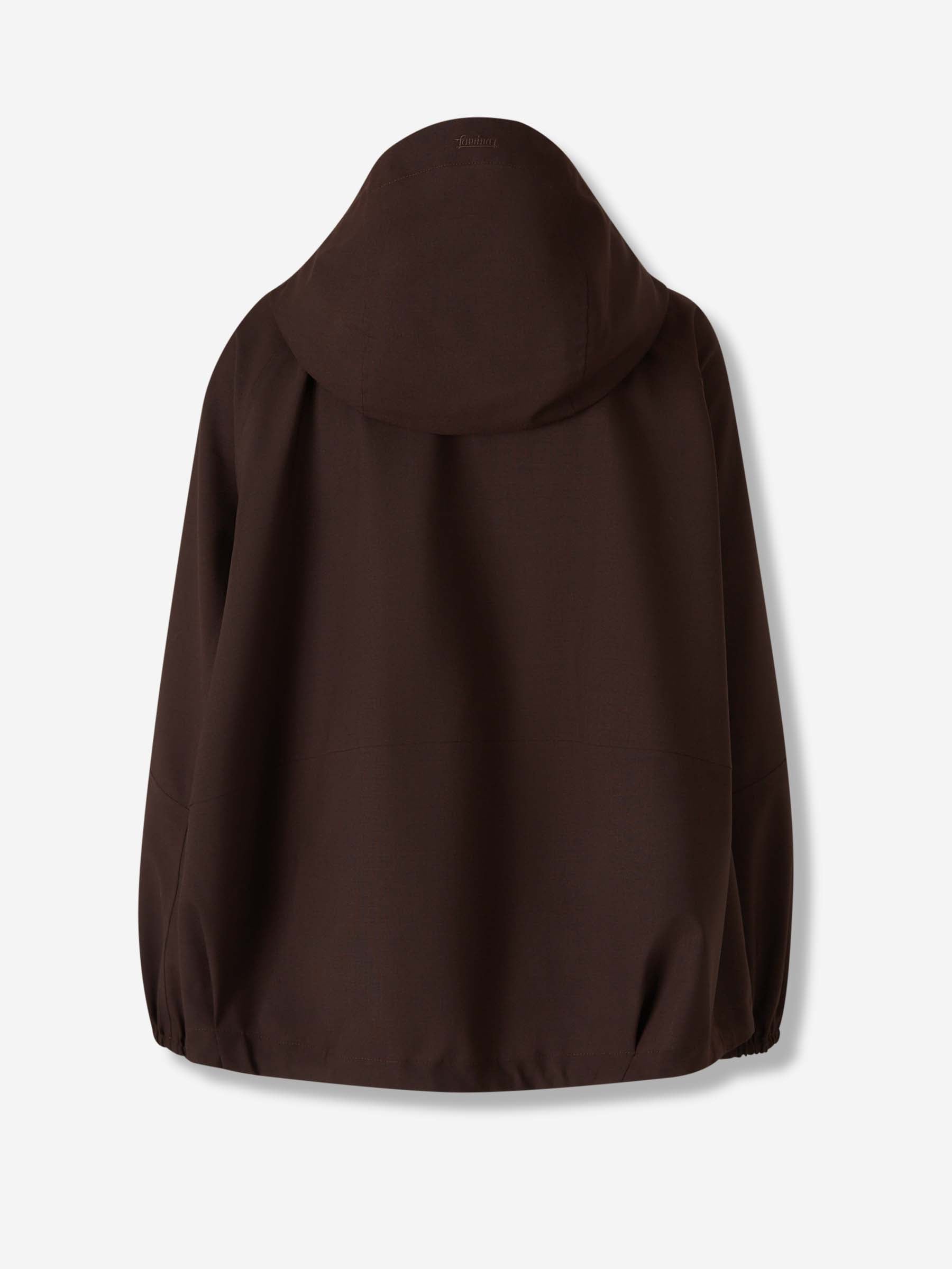 Laminar Mujer Barcelona Chaqueta Técnica Capucha color Marrón Oscuro sku 771-001653 01 - Foto 2