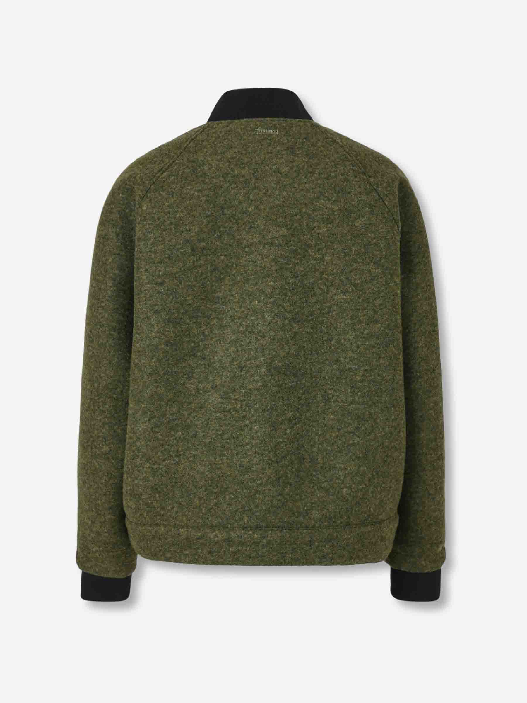 Laminar Mujer Barcelona Chaqueta Bomber Lana color Verde Militar sku 771-001655 01 - Foto 2