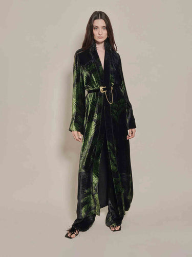 Johanna Ortiz Mujer Barcelona Kimono Alma Majestuosa color Verde sku 771-001658 01 - Foto 2