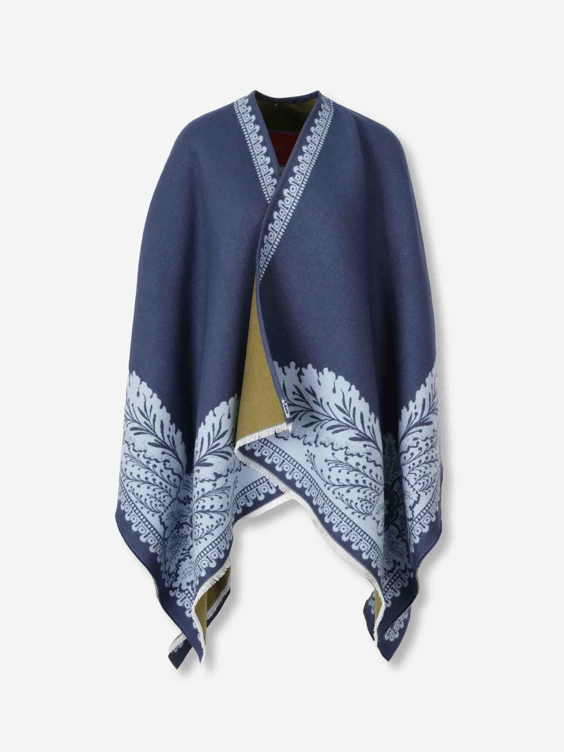 LaDoubleJ Mujer Barcelona Poncho Estampado color Azul Marino sku 771-001659 01 - Foto 1