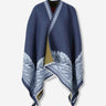 LaDoubleJ Mujer Barcelona Poncho Estampado color Azul Marino sku 771-001659 01 - Foto 1