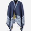 LaDoubleJ Mujer Barcelona Poncho Estampado color Azul Marino sku 771-001659 01 - Foto 1