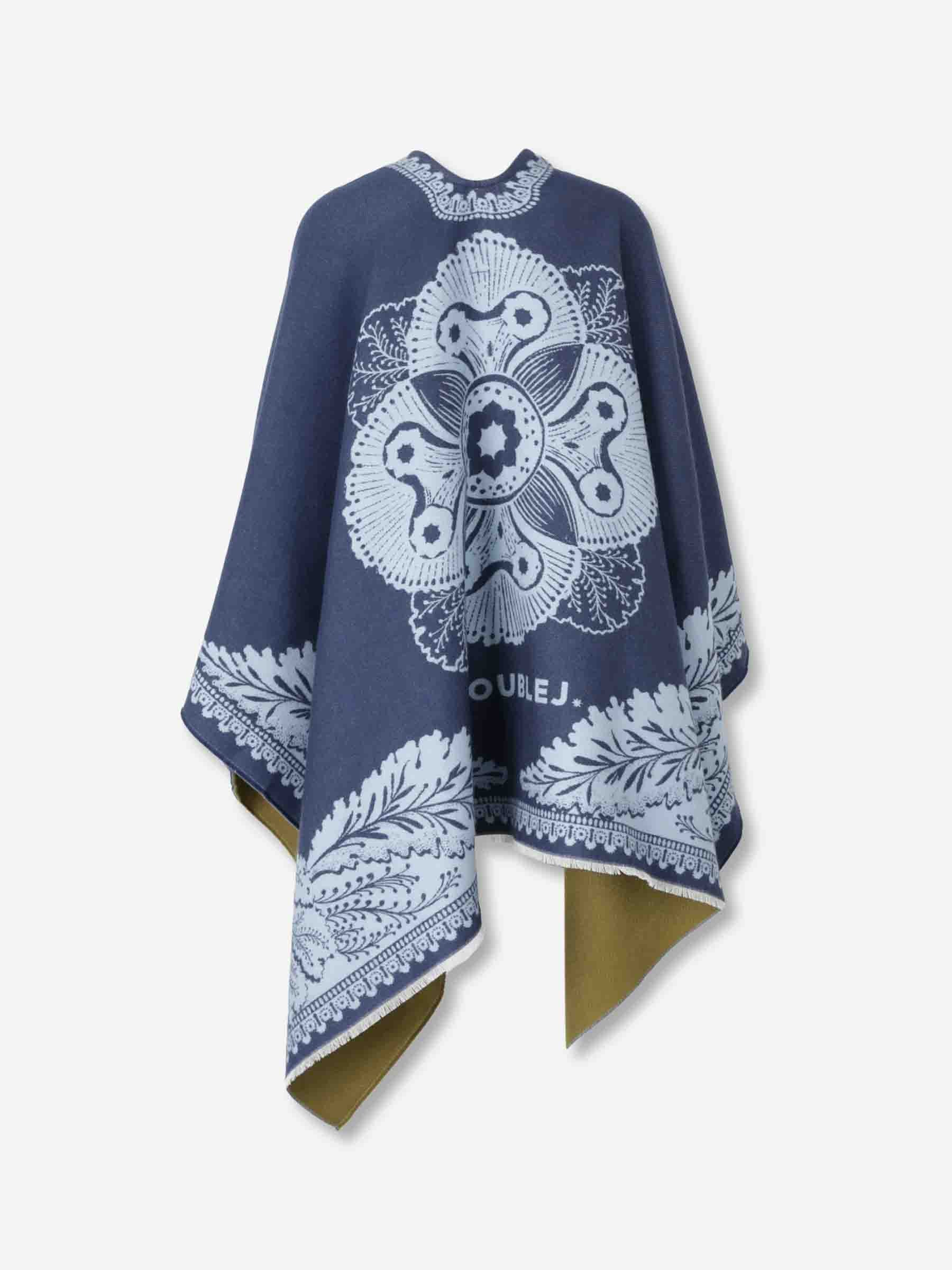 LaDoubleJ Mujer Barcelona Poncho Estampado color Azul Marino sku 771-001659 01 - Foto 2