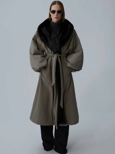 Magda Butrym Mujer Barcelona Abrigo Largo Faux fur color Gris sku 771-001662 01 - Foto 2