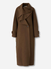 Staud Mujer Barcelona Abrigo Largo Noah color Marrón Oscuro sku 771-001663 01 - Foto 1