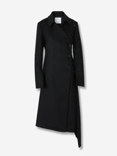 Courrèges Mujer Barcelona Abrigo Largo Lana color Negro sku 771-001665 01 - Foto 1