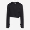 Courrèges Mujer Barcelona Chaqueta Satén Oblicua color Negro sku 771-001666 01 - Foto 1