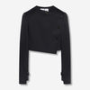 Courrèges Mujer Barcelona Chaqueta Satén Oblicua color Negro sku 771-001666 01 - Foto 1