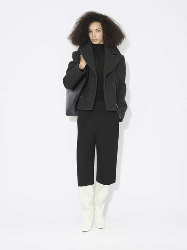 Alaïa Mujer Barcelona Abrigo Corto Lana color Negro sku 771-001667 01 - Foto 2