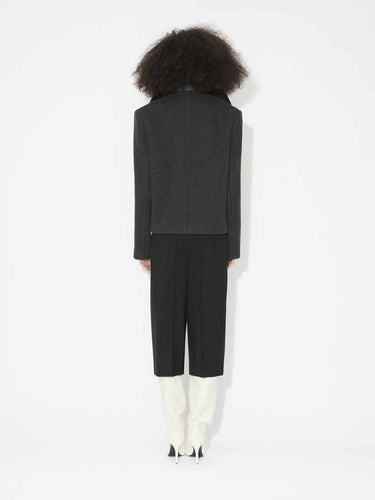 Alaïa Mujer Barcelona Abrigo Corto Lana color Negro sku 771-001667 01 - Foto 3