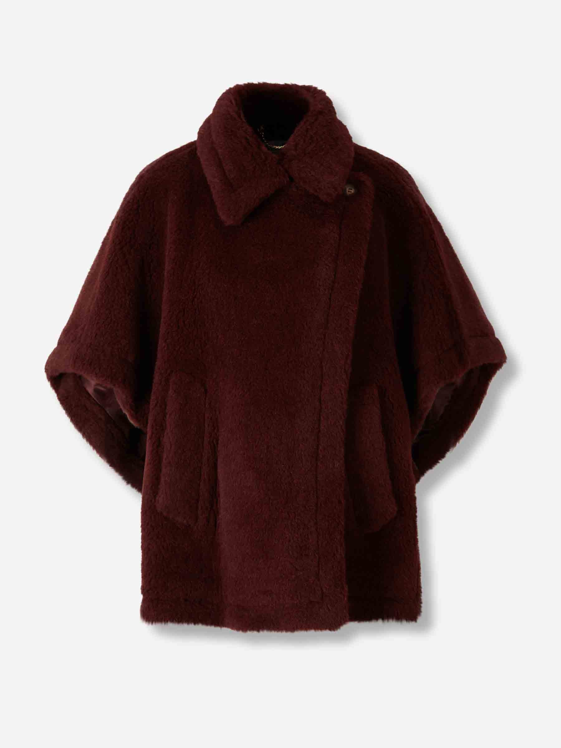 Max Mara Mujer Barcelona Abrigo Corto Pelo color Burdeos sku 771-001671 02 - Foto 1