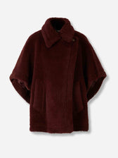 Max Mara Mujer Barcelona Abrigo Corto Pelo color Burdeos sku 771-001671 02 - Foto 1