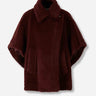 Max Mara Mujer Barcelona Abrigo Corto Pelo color Burdeos sku 771-001671 02 - Foto 1