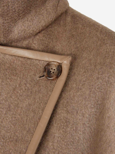 Max Mara Mujer Barcelona Abrigo Corto Capa color Marrón sku 771-001674 01 - Foto 4