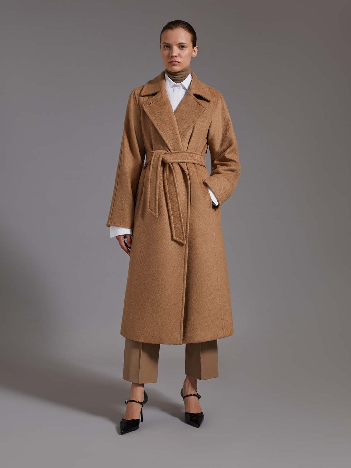 Max Mara Mujer Barcelona Abrigo Largo color Camel sku 771-001676 01 - Foto 2