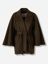 Max Mara Mujer Barcelona Abrigo Corto de Lana color Marrón Oscuro sku 771-001677 01 - Foto 1