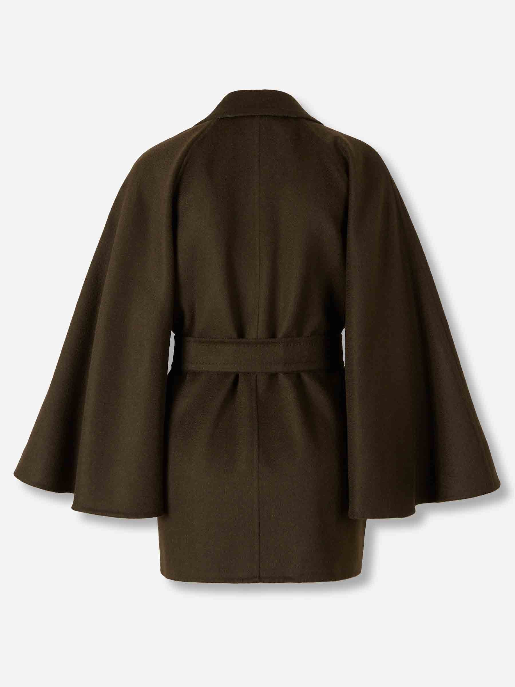Max Mara Mujer Barcelona Abrigo Corto de Lana color Marrón Oscuro sku 771-001677 01 - Foto 2