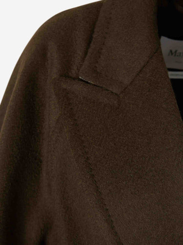 Max Mara Mujer Barcelona Abrigo Corto de Lana color Marrón Oscuro sku 771-001677 01 - Foto 3