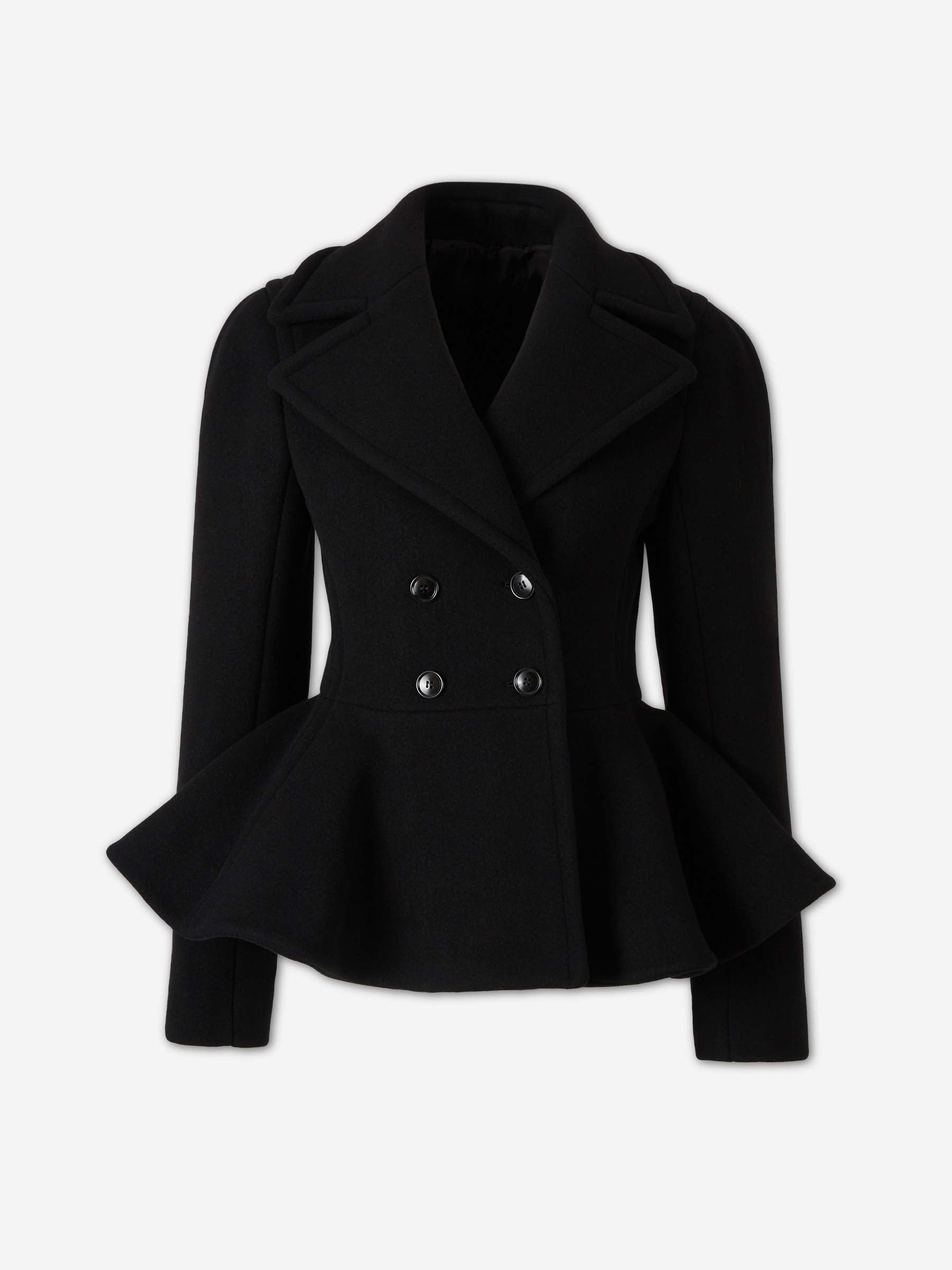 Alaïa Mujer Barcelona Abrigo Corto Peplum color Azul Noche sku 771-001678 01 - Foto 1