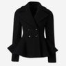 Alaïa Mujer Barcelona Abrigo Corto Peplum color Azul Noche sku 771-001678 01 - Foto 1
