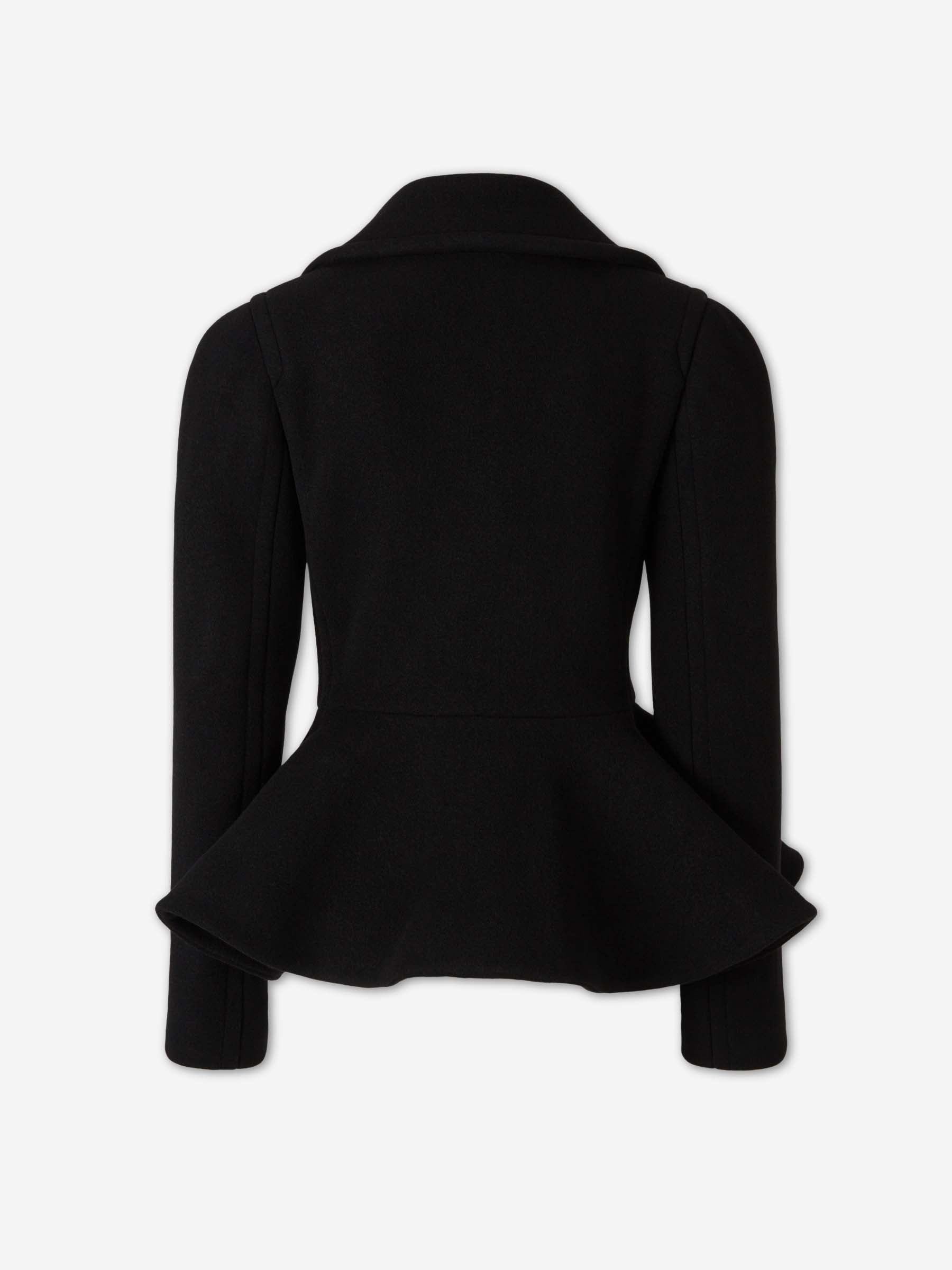 Alaïa Mujer Barcelona Abrigo Corto Peplum color Azul Noche sku 771-001678 01 - Foto 2