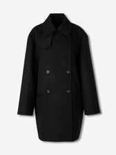 TOTEME Mujer Barcelona Abrigo Largo Lana color Negro sku 771-001686 01 - Foto 1